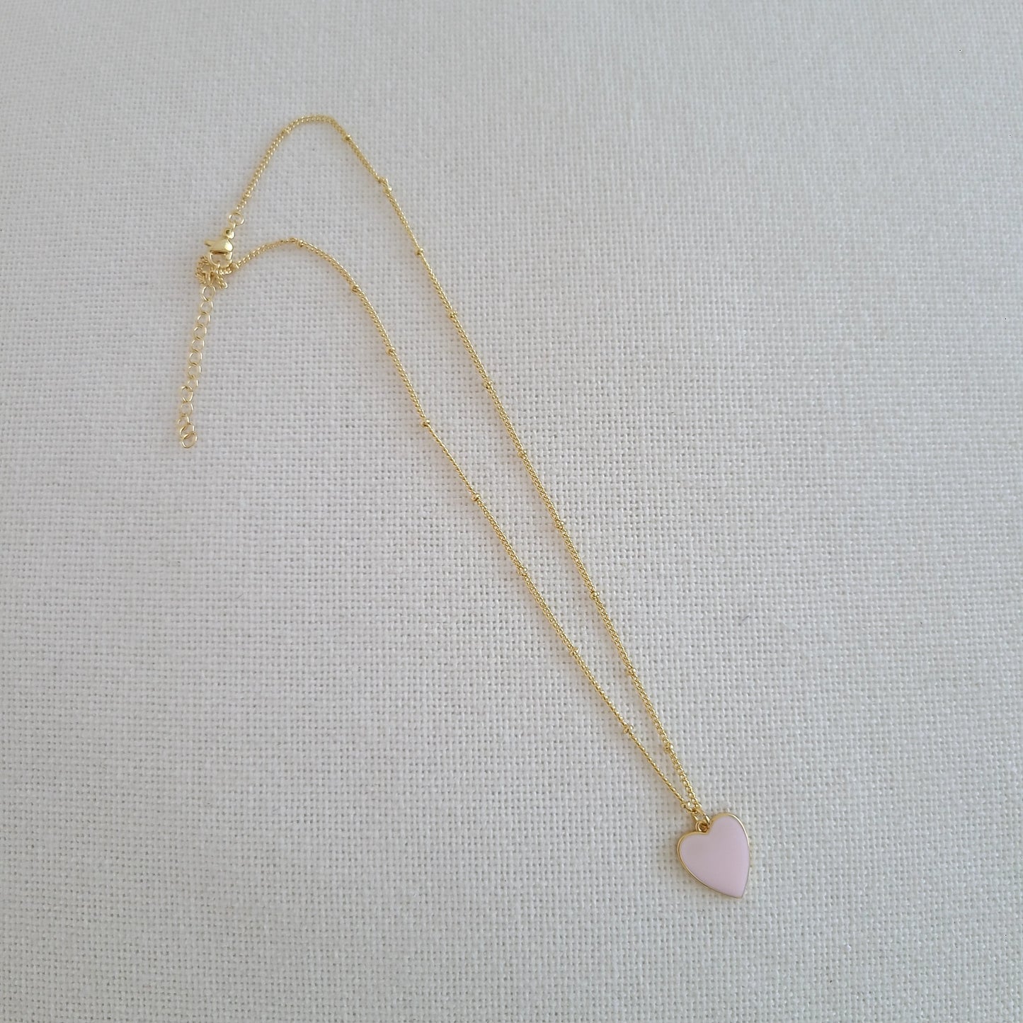Pink Heart Necklace