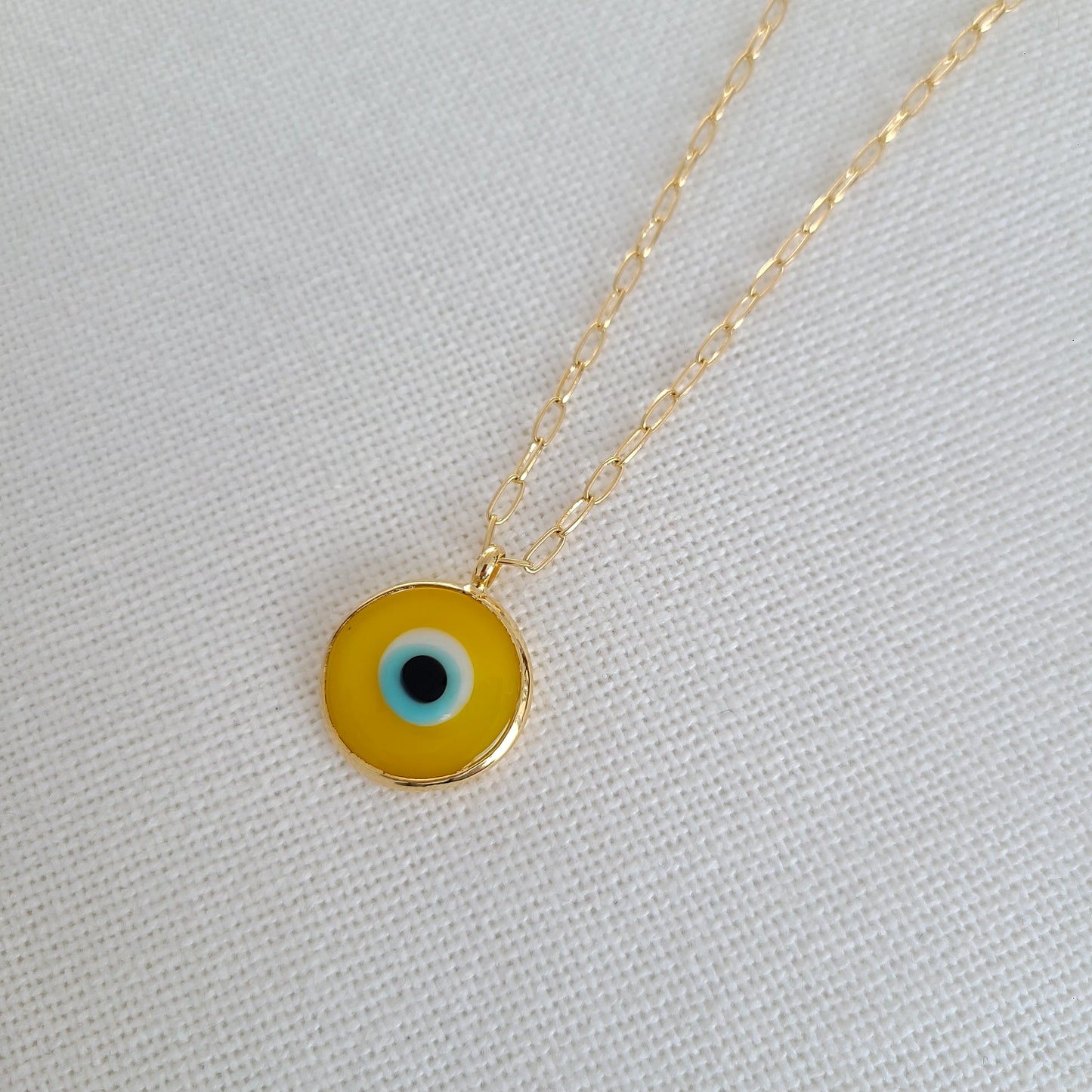 Collier œil turc en verre de Murano
