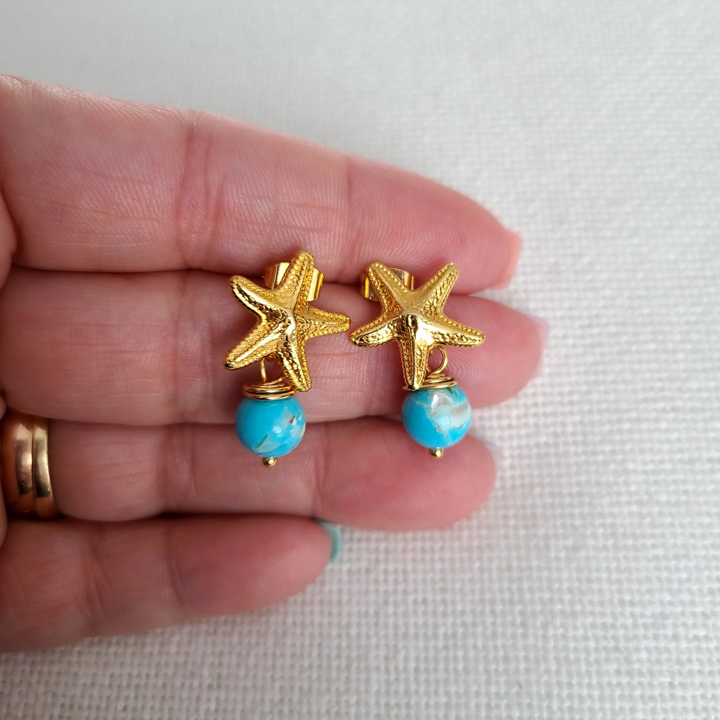 Aqua Star Necklace