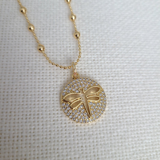 Dragonfly Glow Necklace