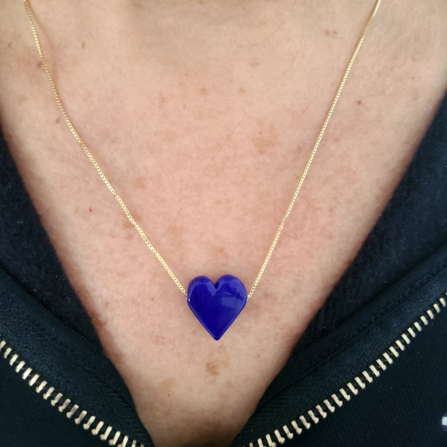 Corazon Blue Necklace