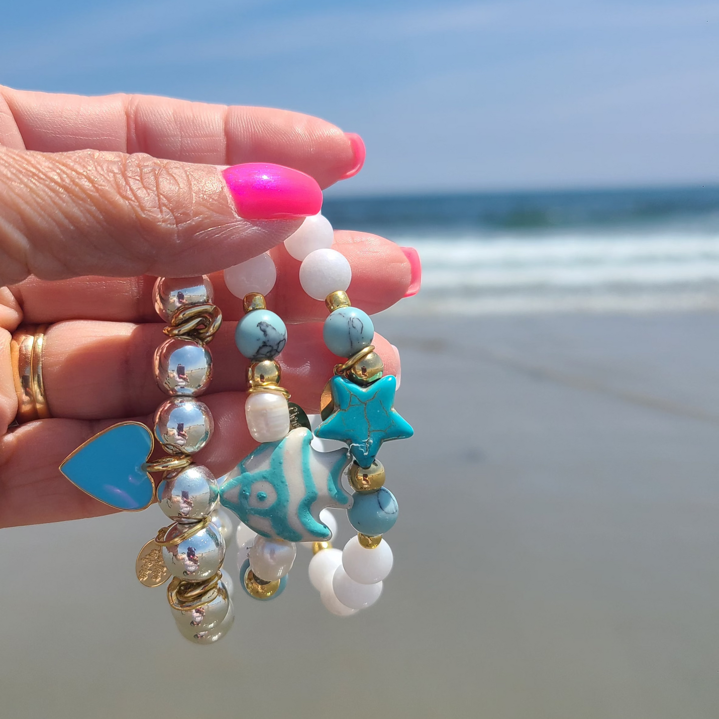 Ocean Heart Bracelet