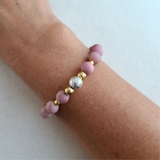 Bracelet Coeur Rose