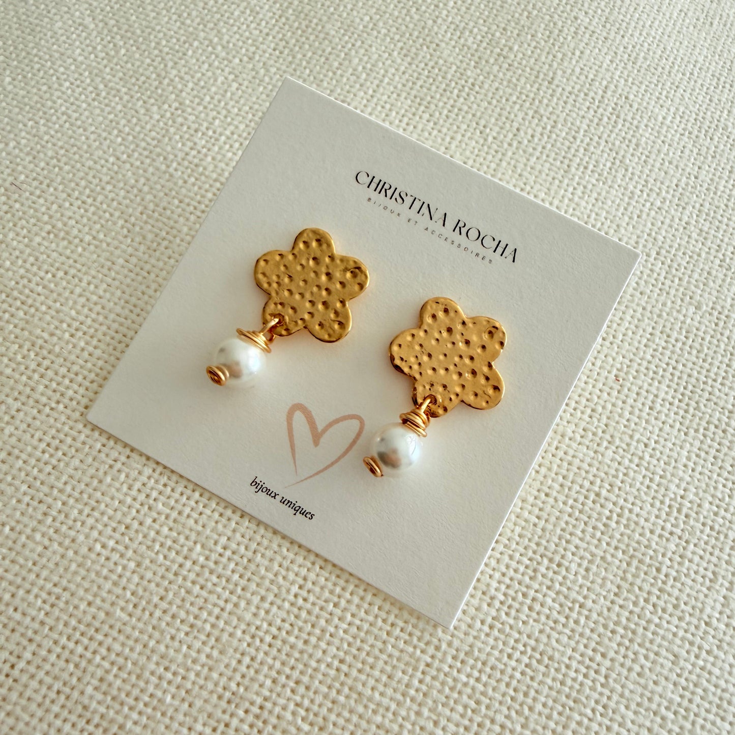 Flora Pearl Earrings