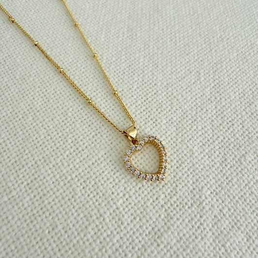 Sparkling Heart Necklace