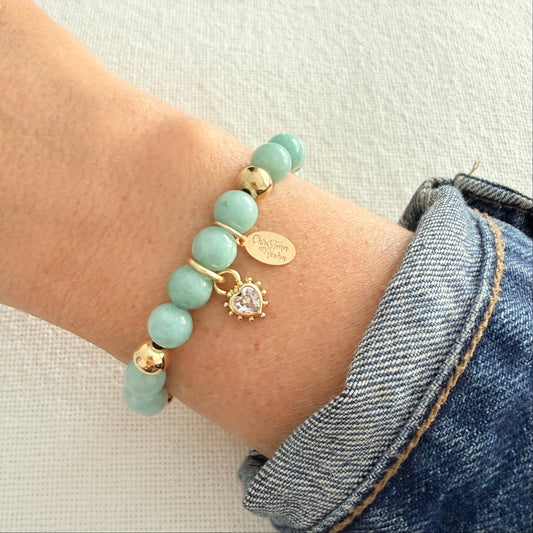 Amour Bracelet - Aquamarine