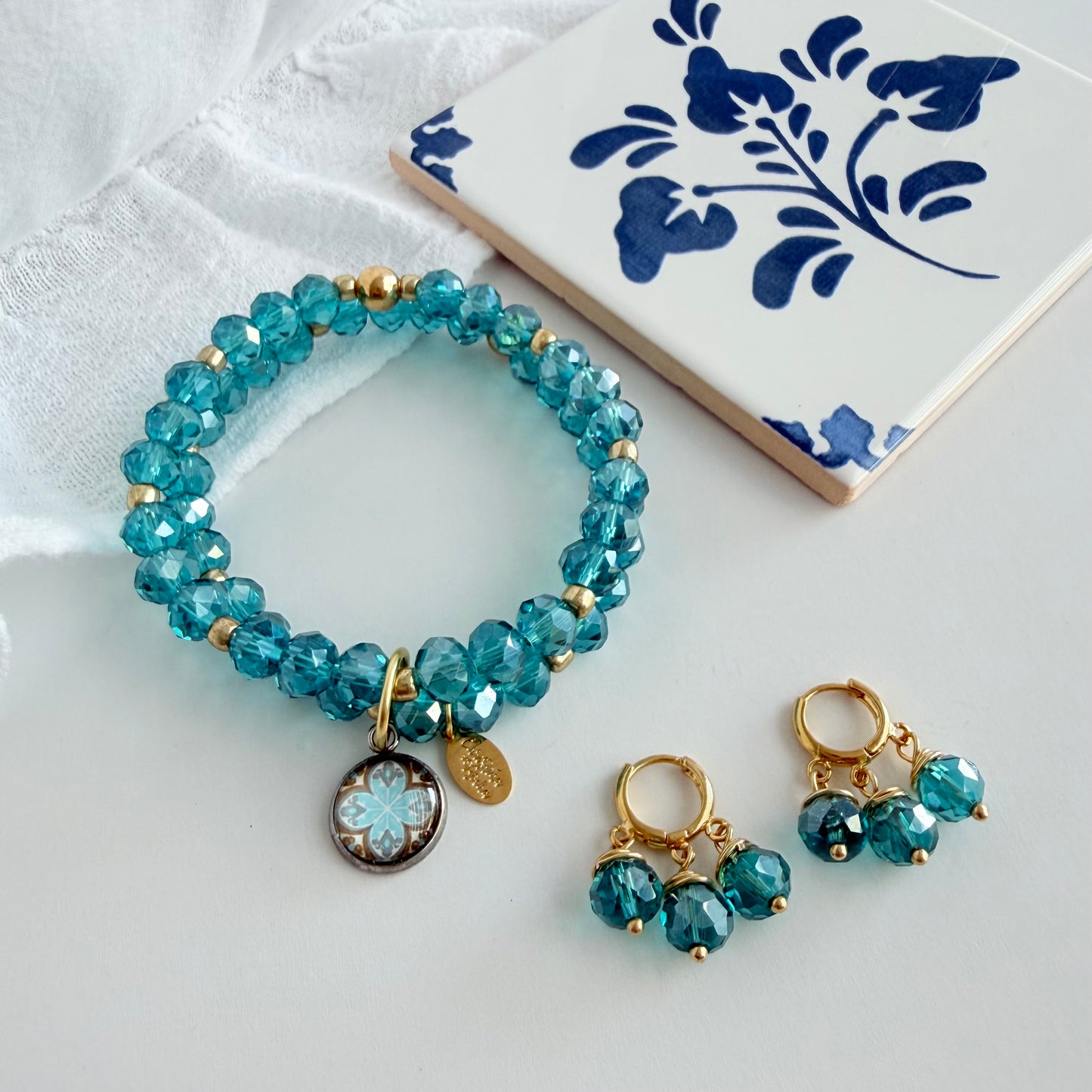 Azulejos Earrings Nazaré