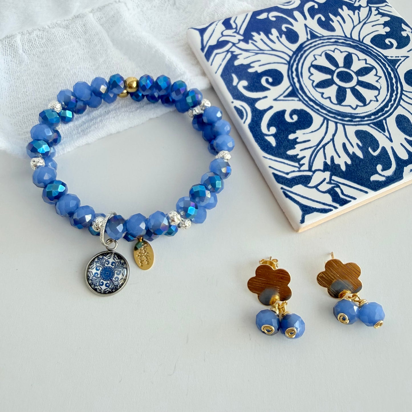 Azulejos Earrings Lagos
