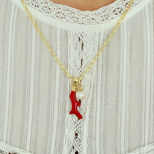 Red Coral Necklace