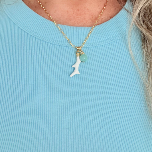 White Coral Necklace