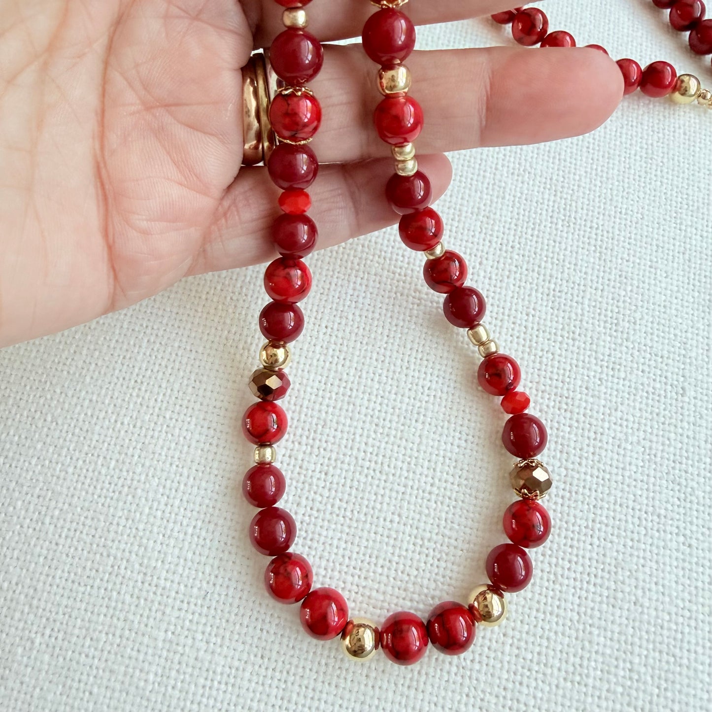 Ruby Serenade Necklace