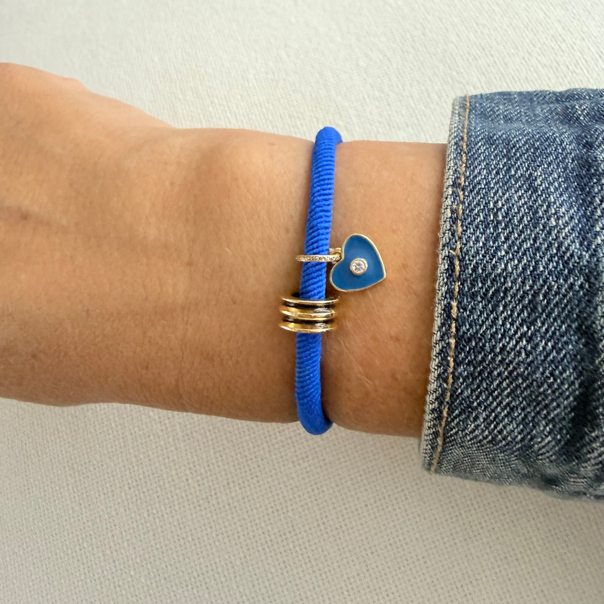 Sweetheart Adjustable Bracelet - Blue
