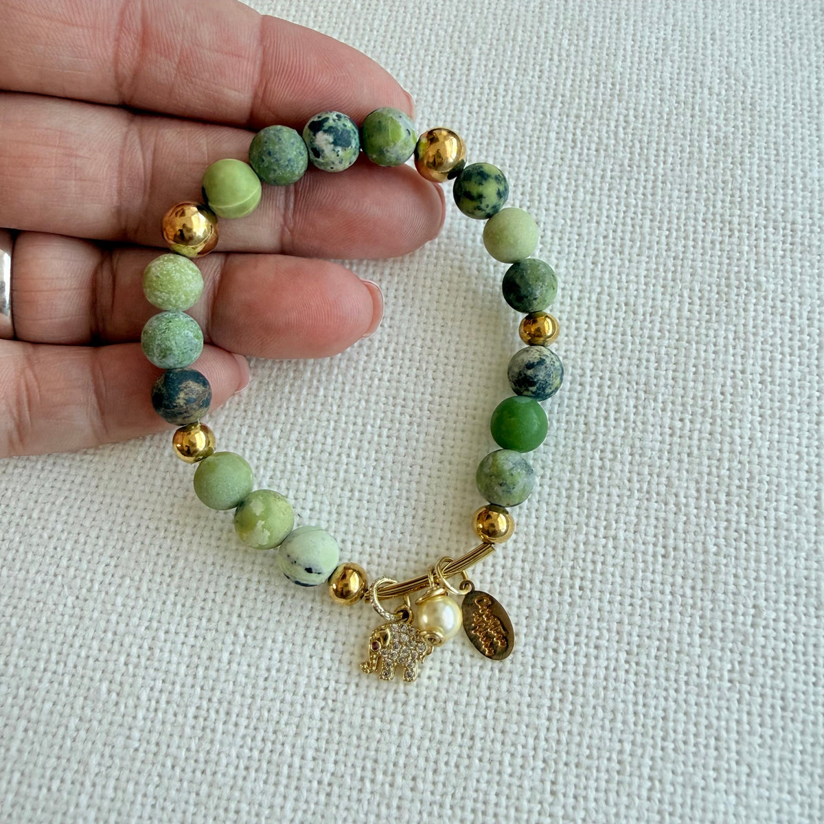 Green Jasper Bracelet