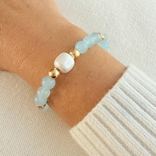 Pearl & Jade Bracelet
