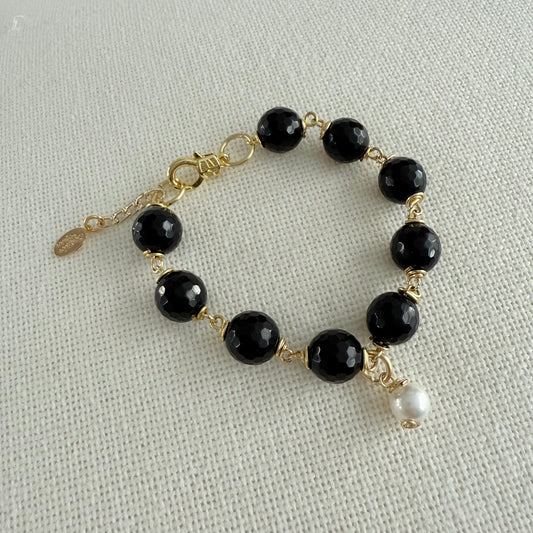 Agate Black Bracelet