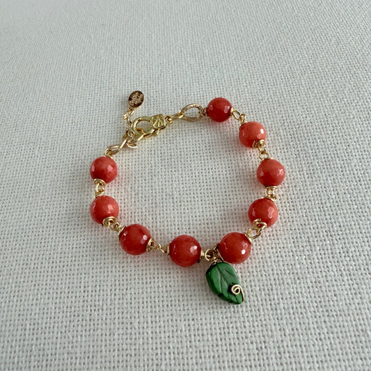 Agate Orange Bracelet