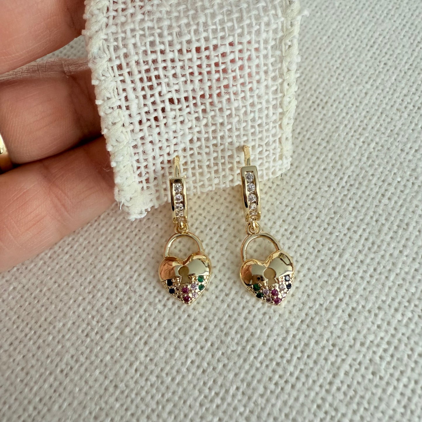 Bella Hearts Earrings