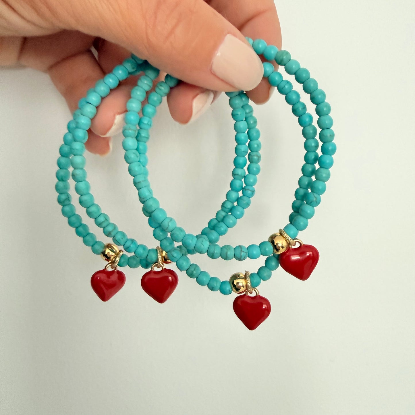 Bracelet Amour en Bleu