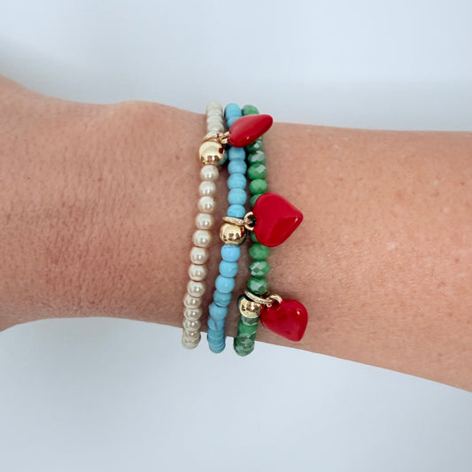 Bracelet Amour en Bleu