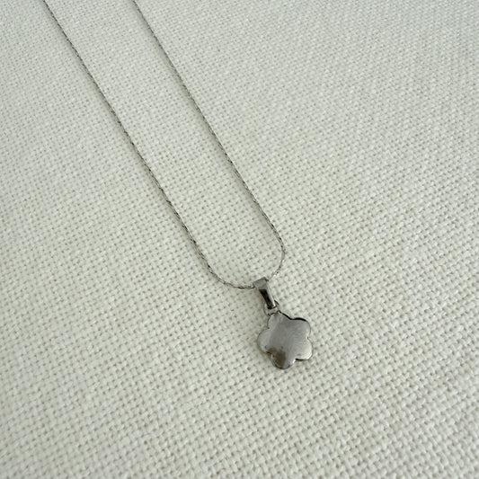 Silver Flower Necklace