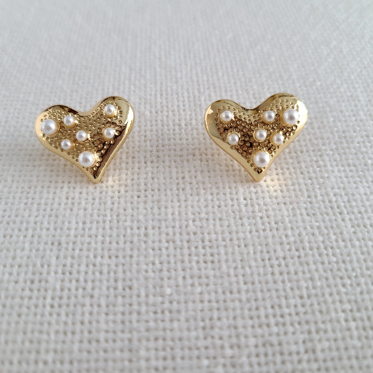 White Flower Earrings