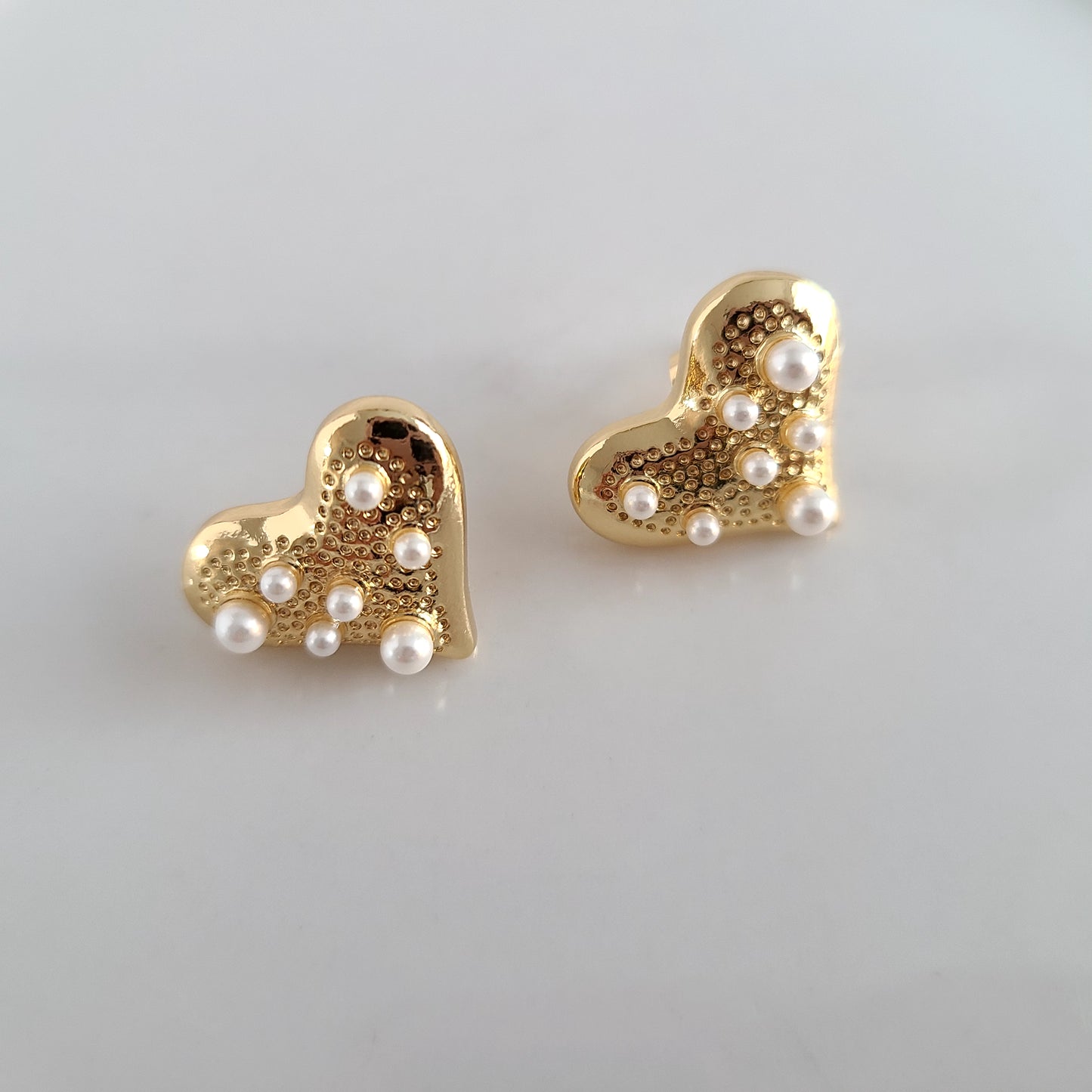 White Flower Earrings