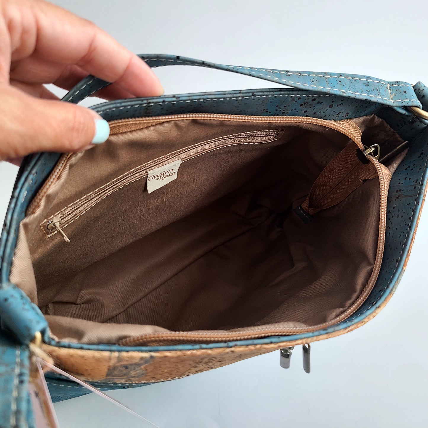 Betty Cork Handbag - Blue