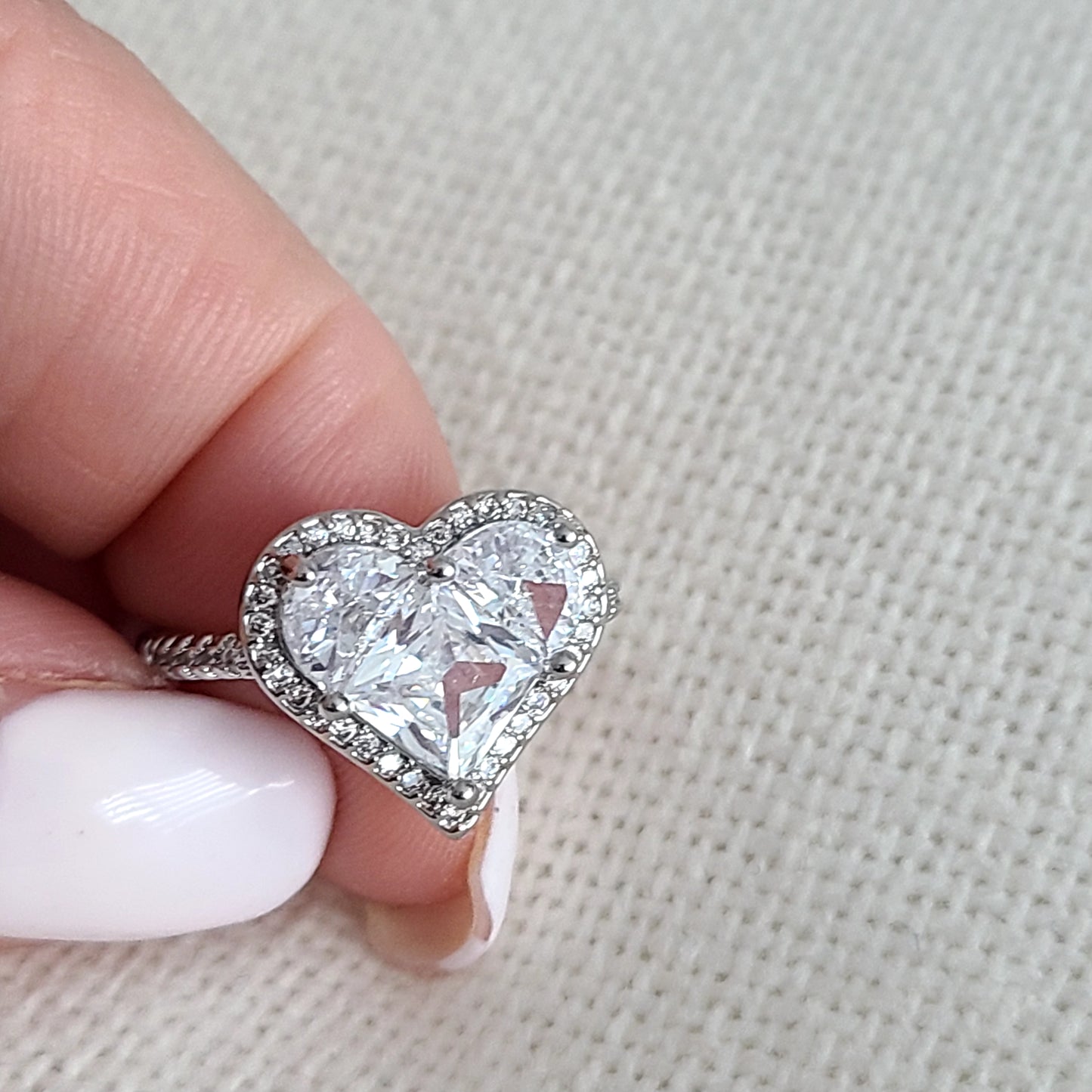 Heart Silver Ring