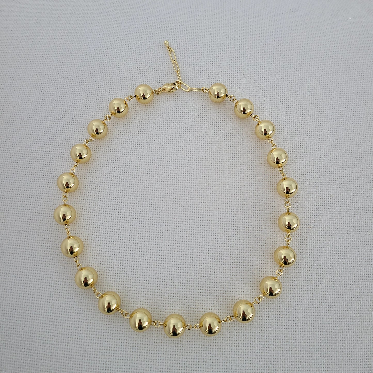 Gold Beaded Necklace