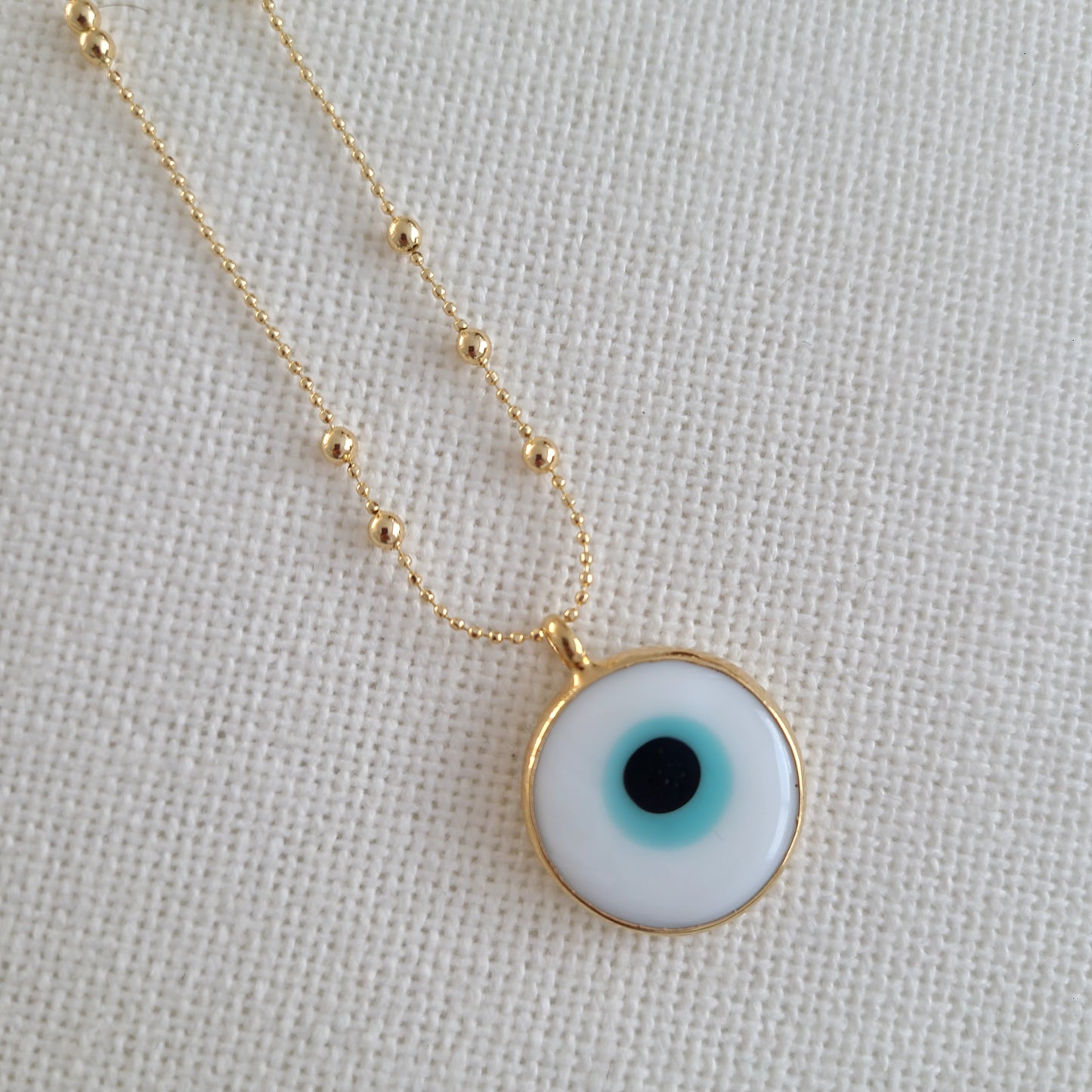 Murano Glass Turkish Eye Necklace