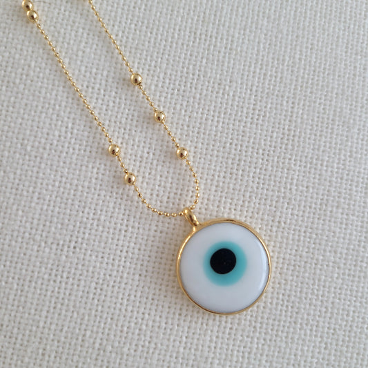 Murano Glass Turkish Eye Necklace