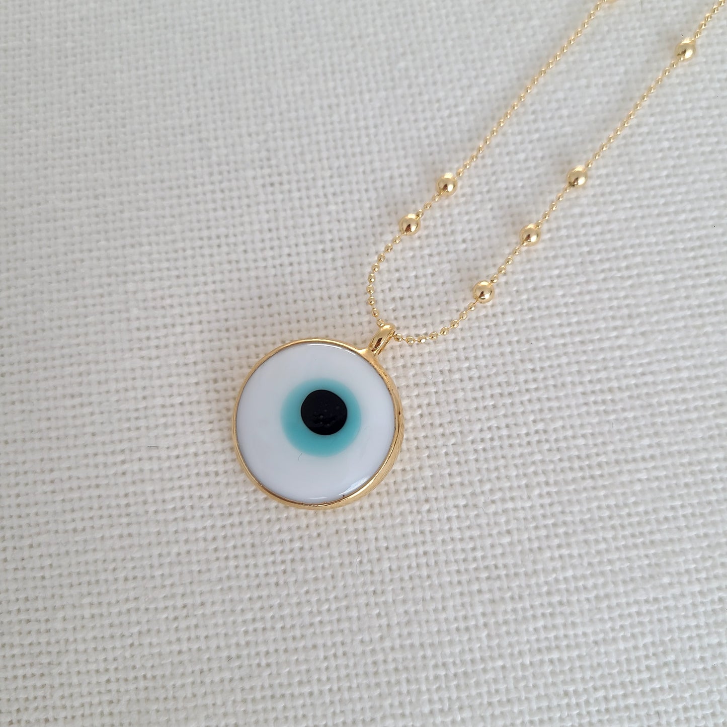Murano Glass Turkish Eye Necklace