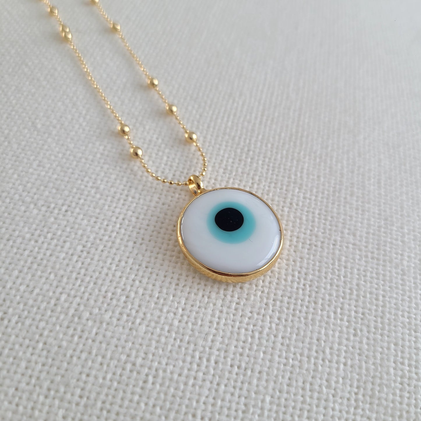 Murano Glass Turkish Eye Necklace