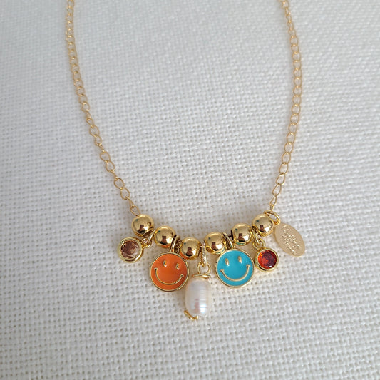 Smiles & Pearl Necklace