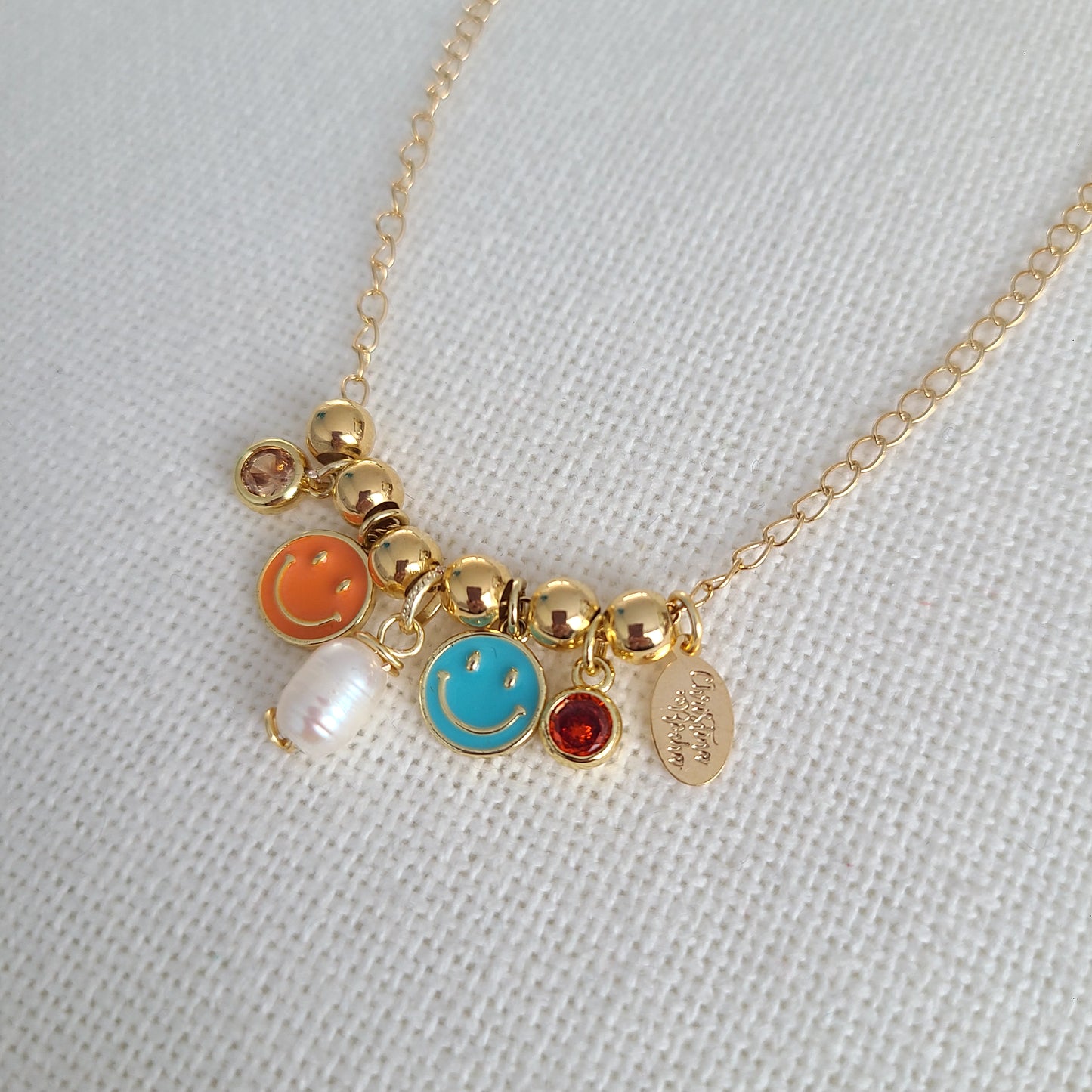 Smiles & Pearl Necklace