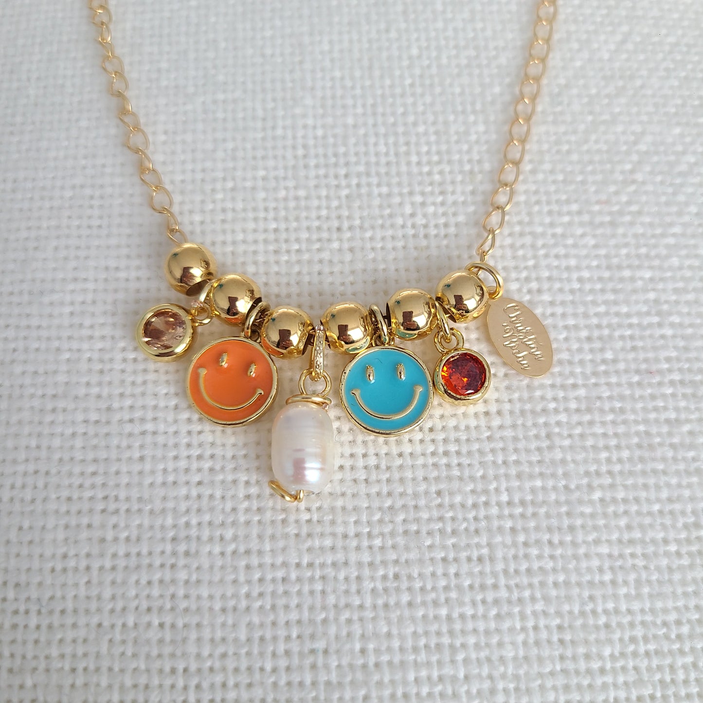 Smiles & Pearl Necklace