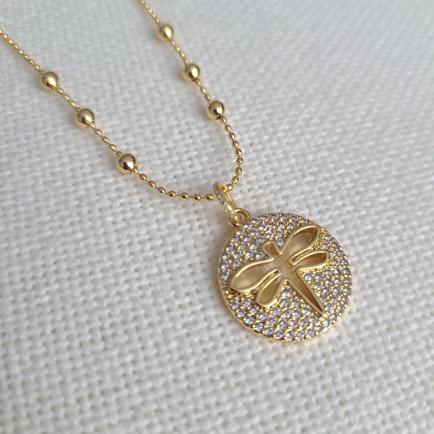 Collier lumineux libellule