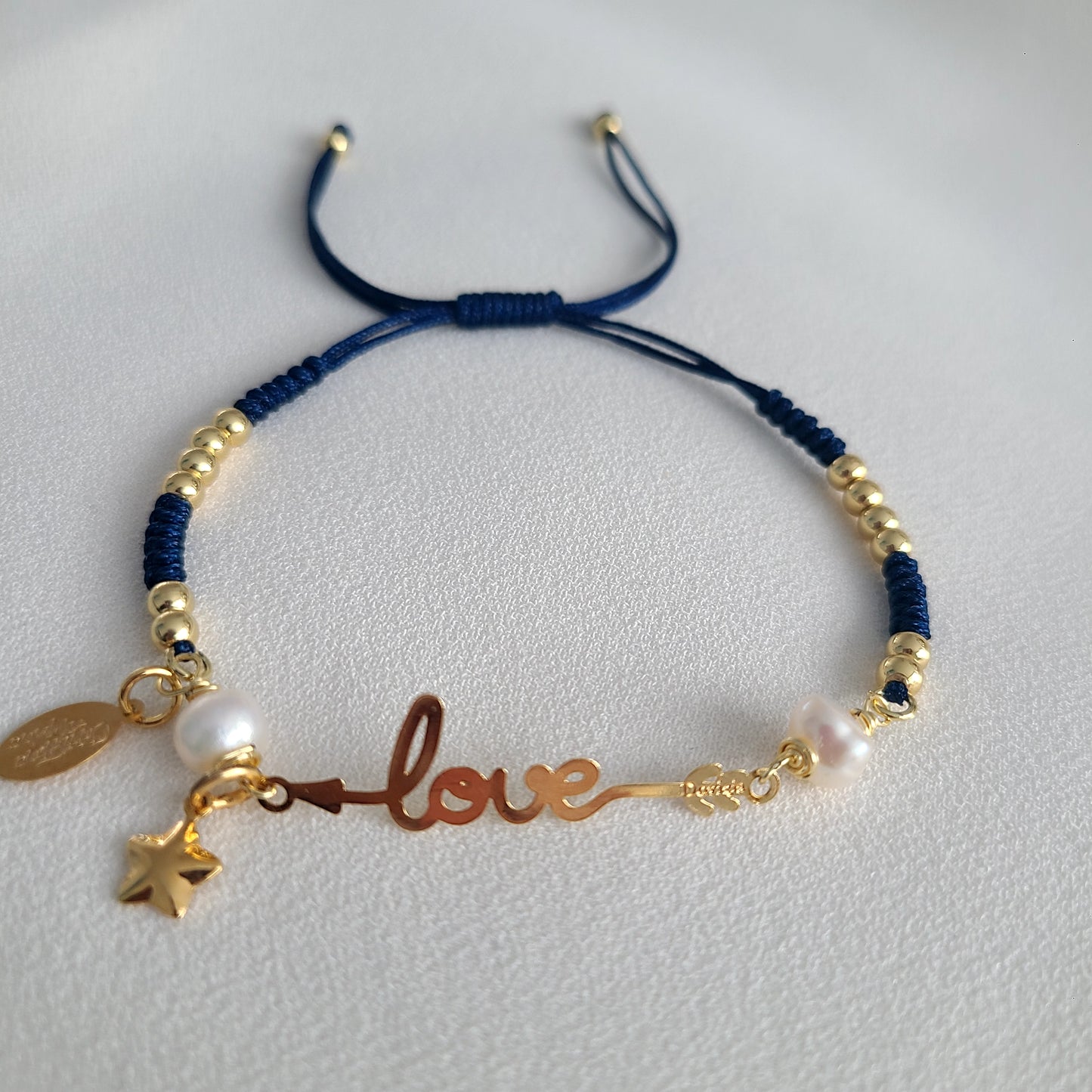 Navy Blue & Star Bracelet