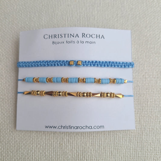 Ocean Trio Bracelets