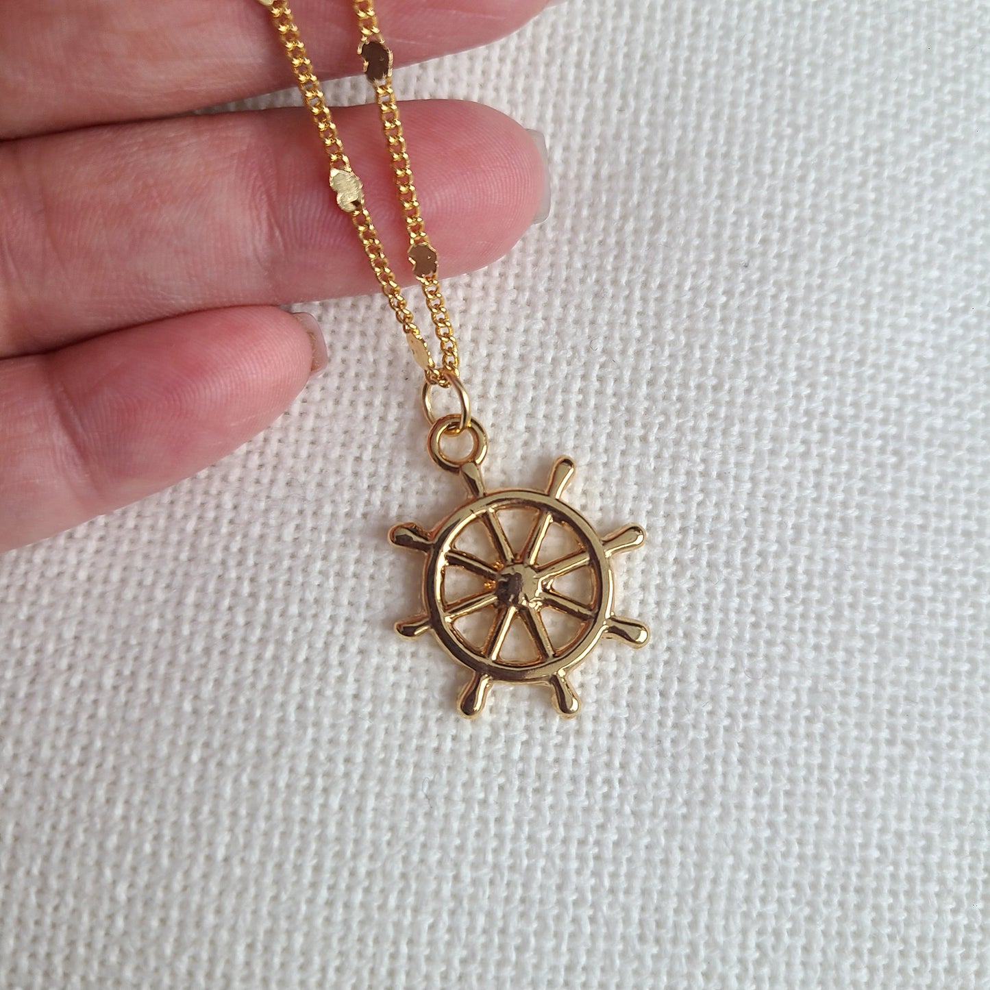 Ship’s Wheel Necklace