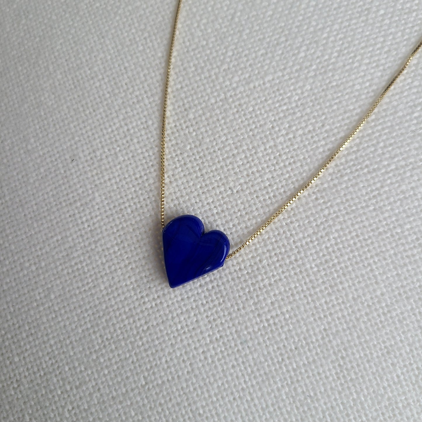 Corazon Blue Necklace