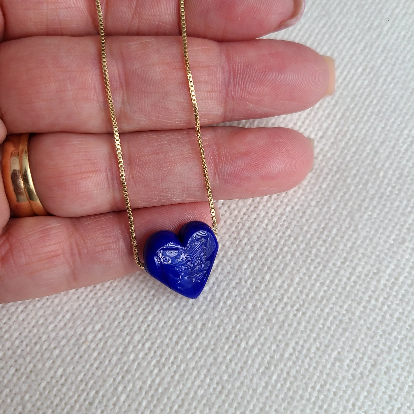 Corazon Blue Necklace