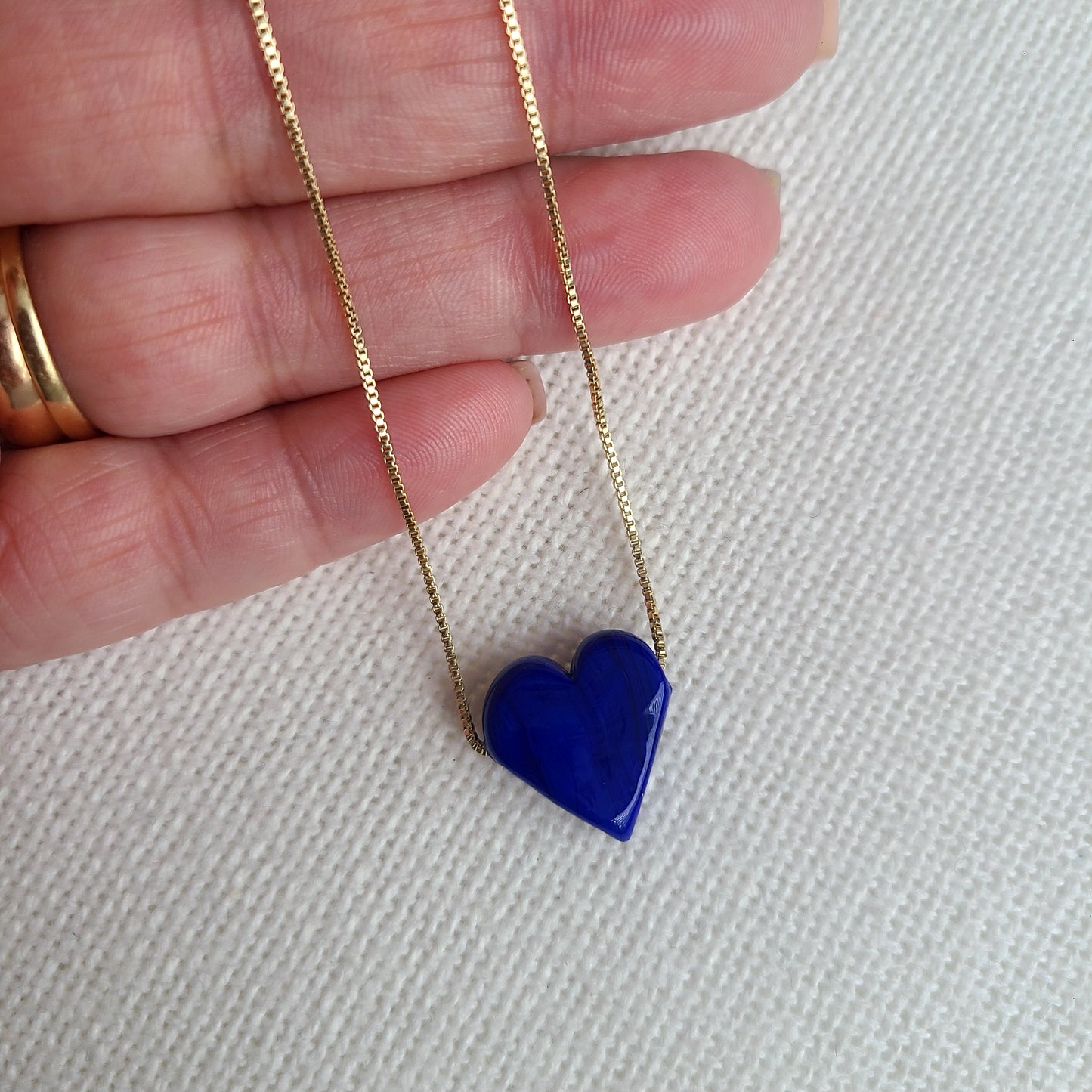 Corazon Blue Necklace