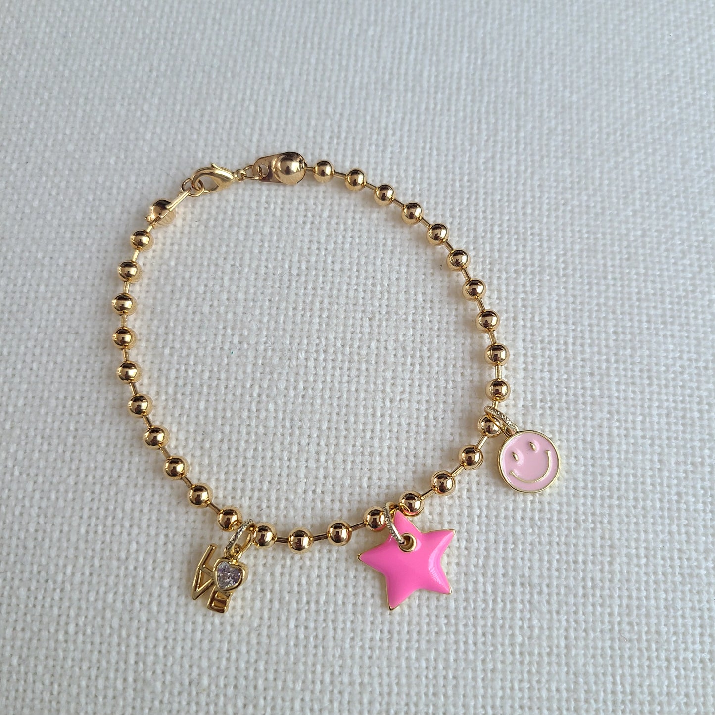Bracelet d'amour rose