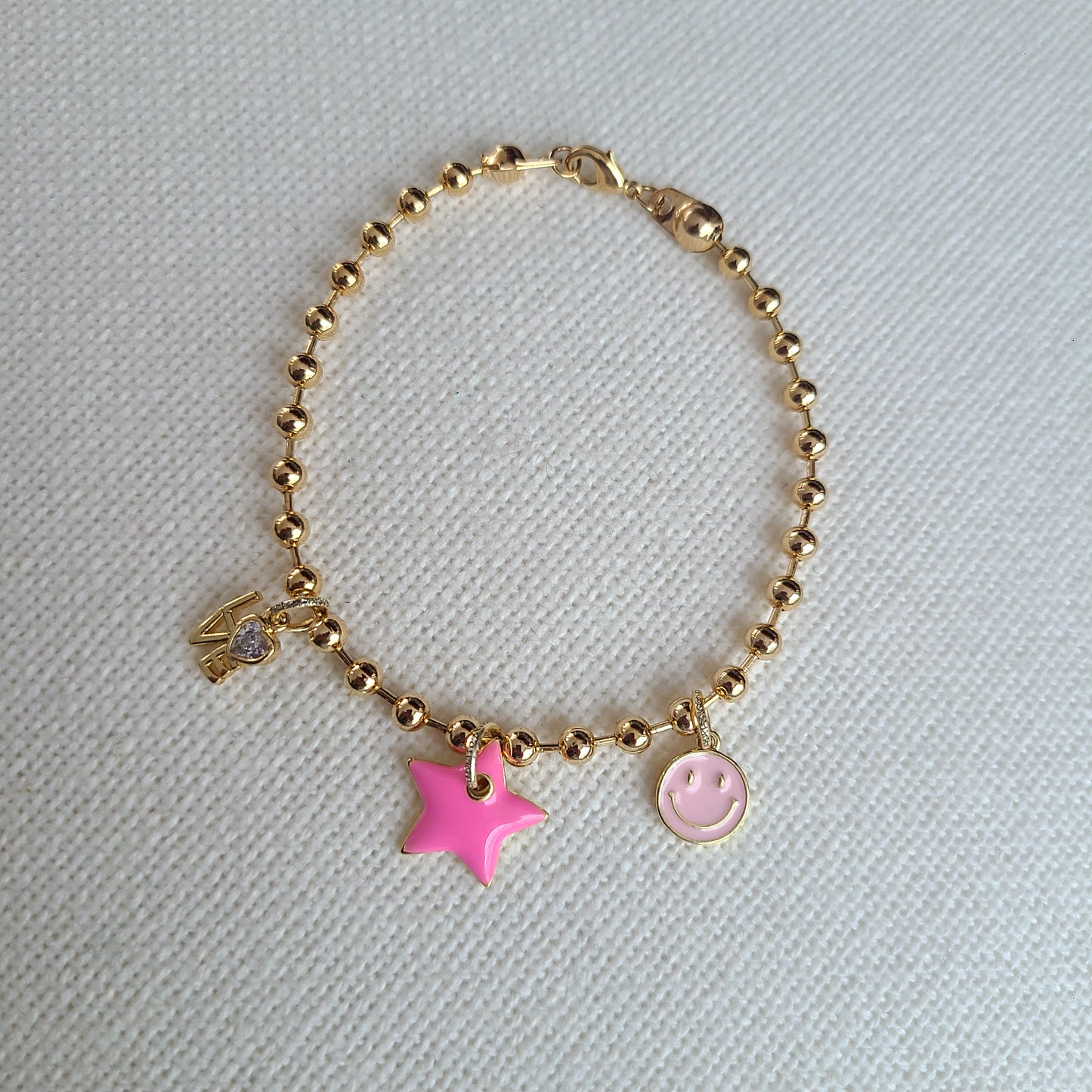 Bracelet d'amour rose