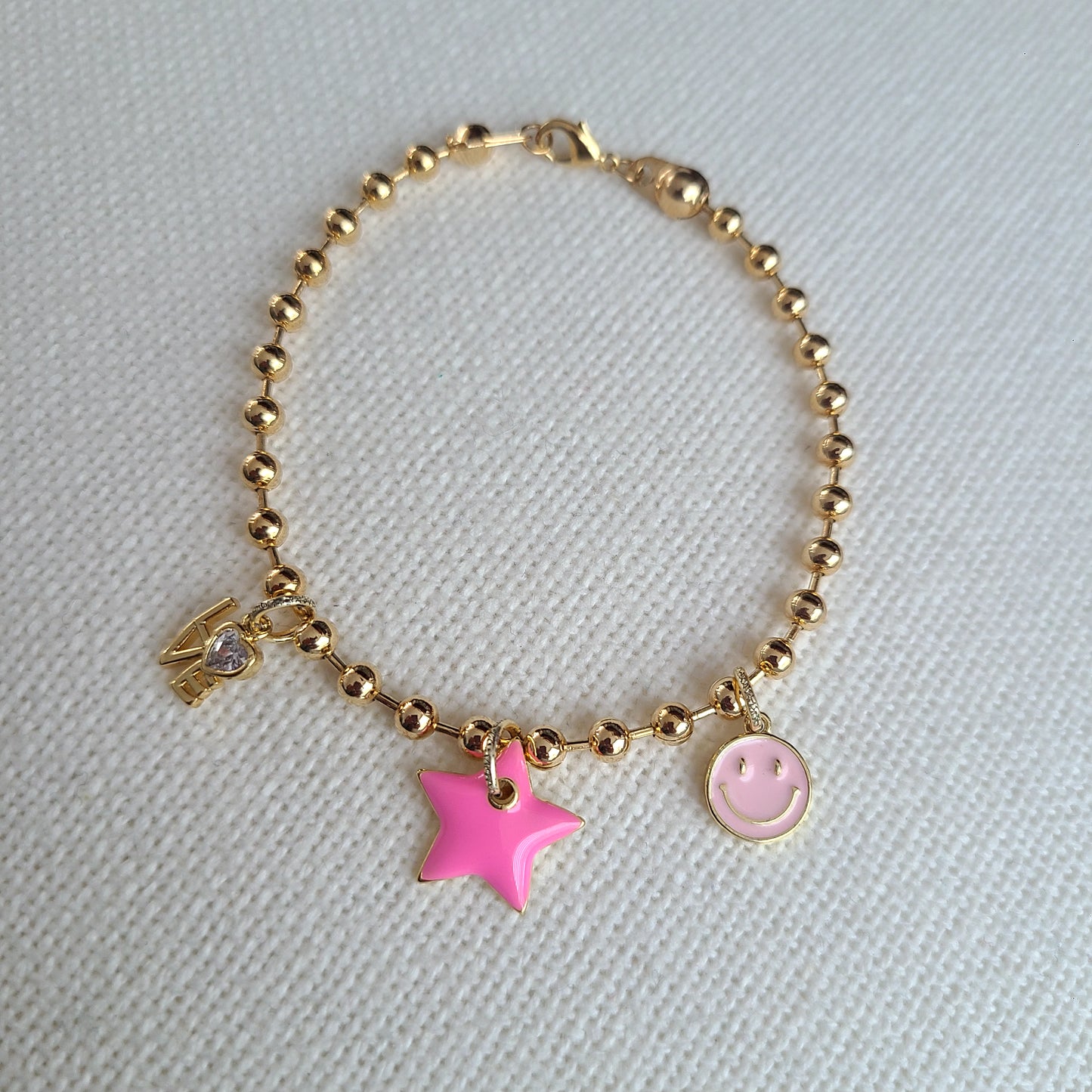 Bracelet d'amour rose