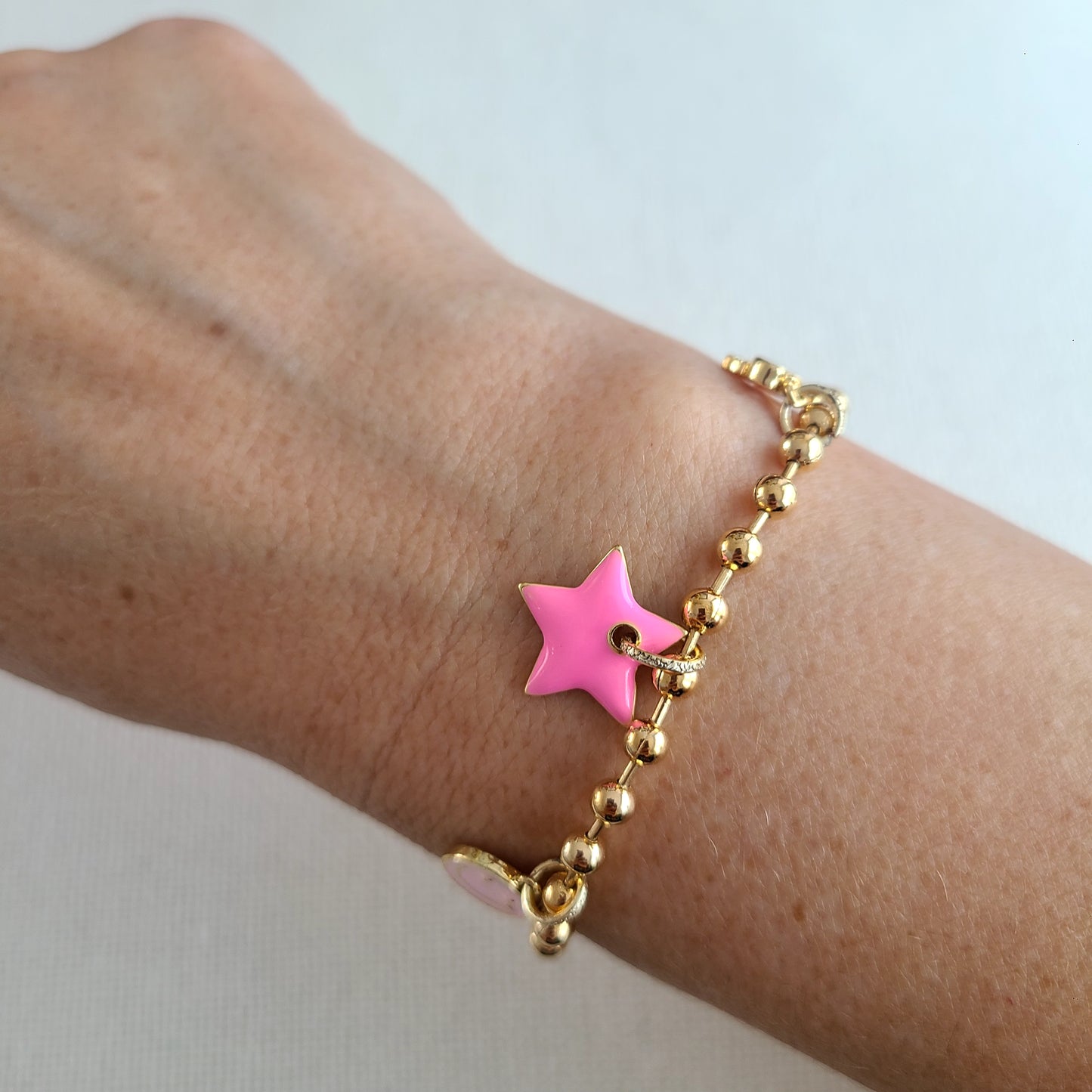 Bracelet d'amour rose