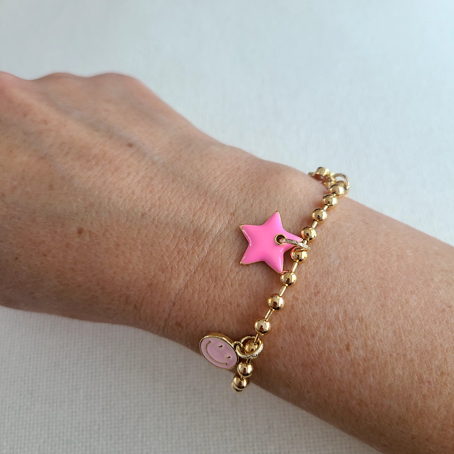 Bracelet d'amour rose