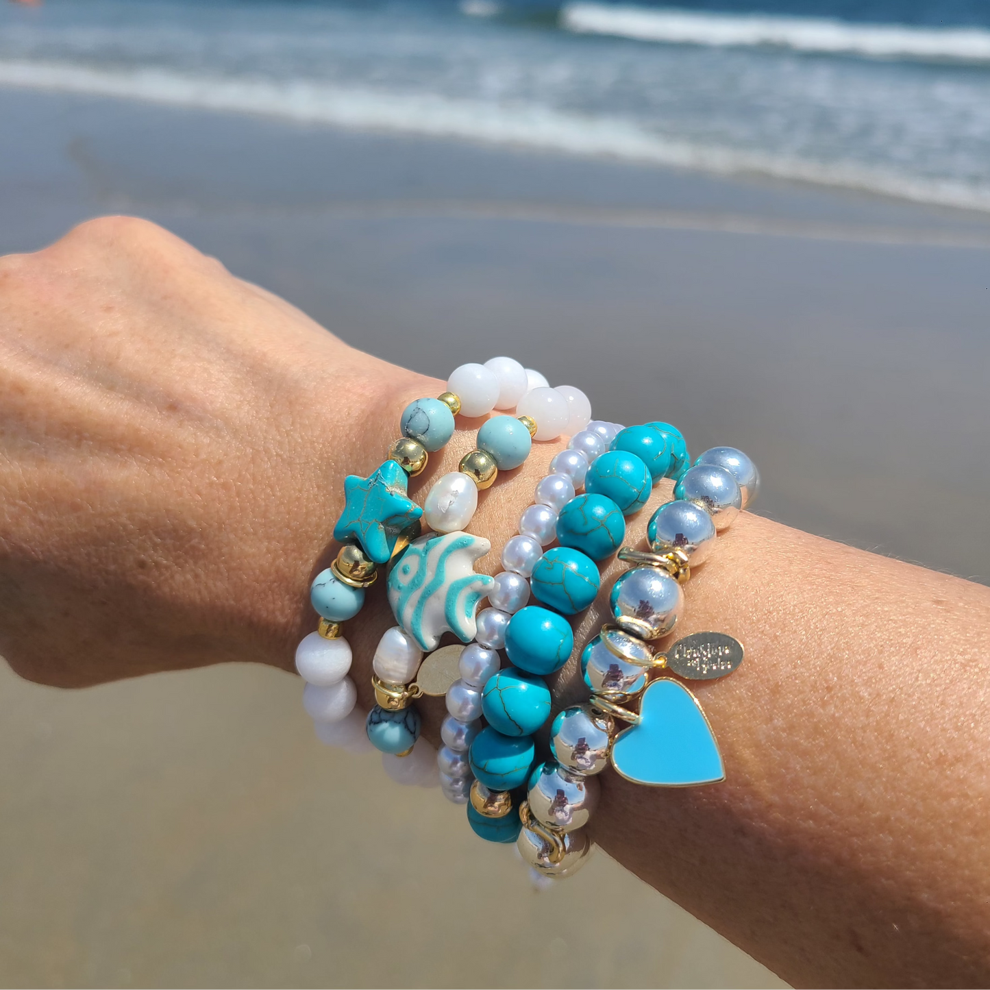 Ocean Heart Bracelet