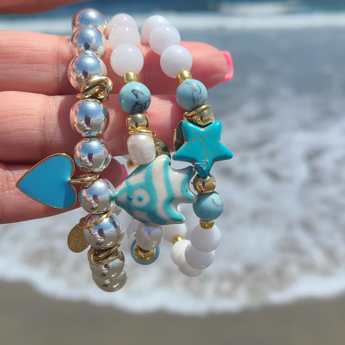 Ocean Heart Bracelet